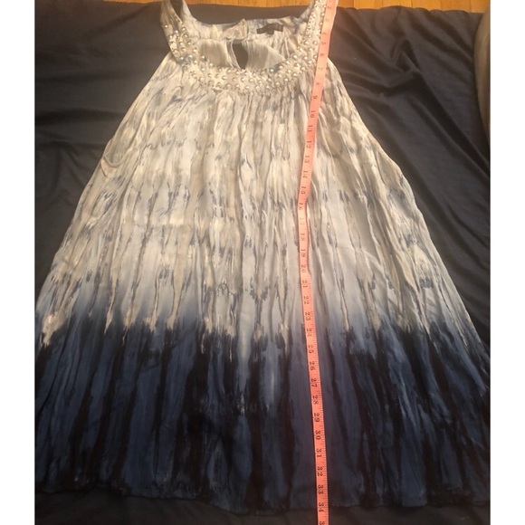 Bella Moda Blue Tie Dye Pattern w/Faux Silver Stud - Picture 8 of 8